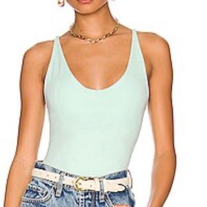 Free People Seamless V Neck Tank Top